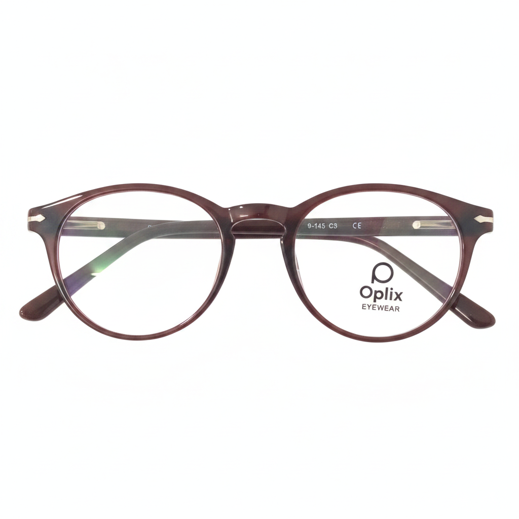 Oplix Round Brown