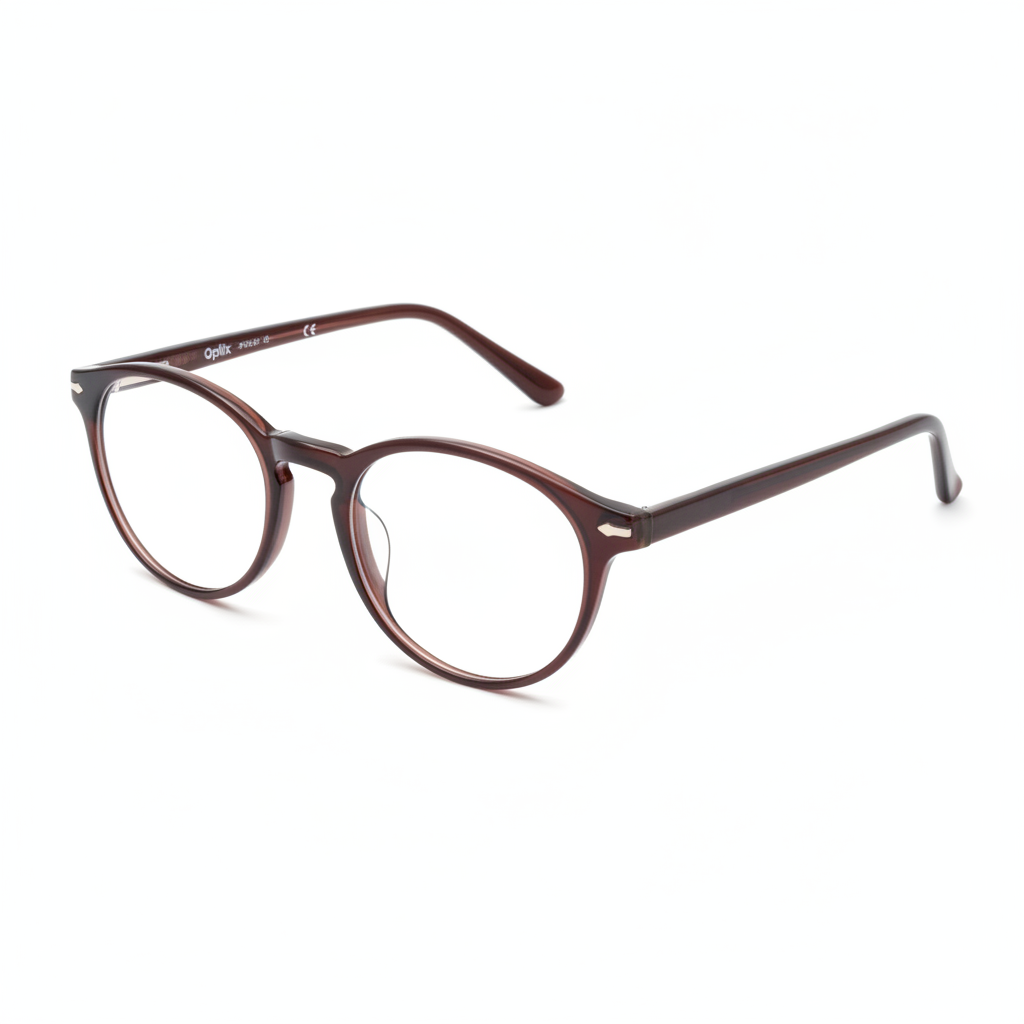 Oplix Round Brown