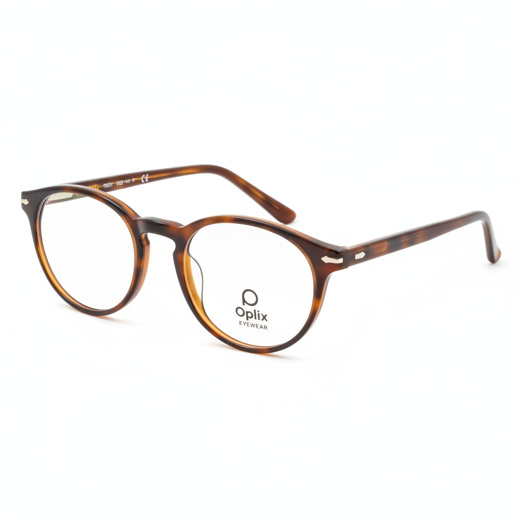 Oplix Round Brown