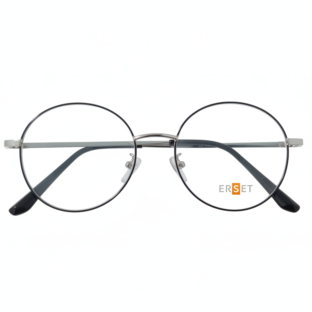Metal Round Black