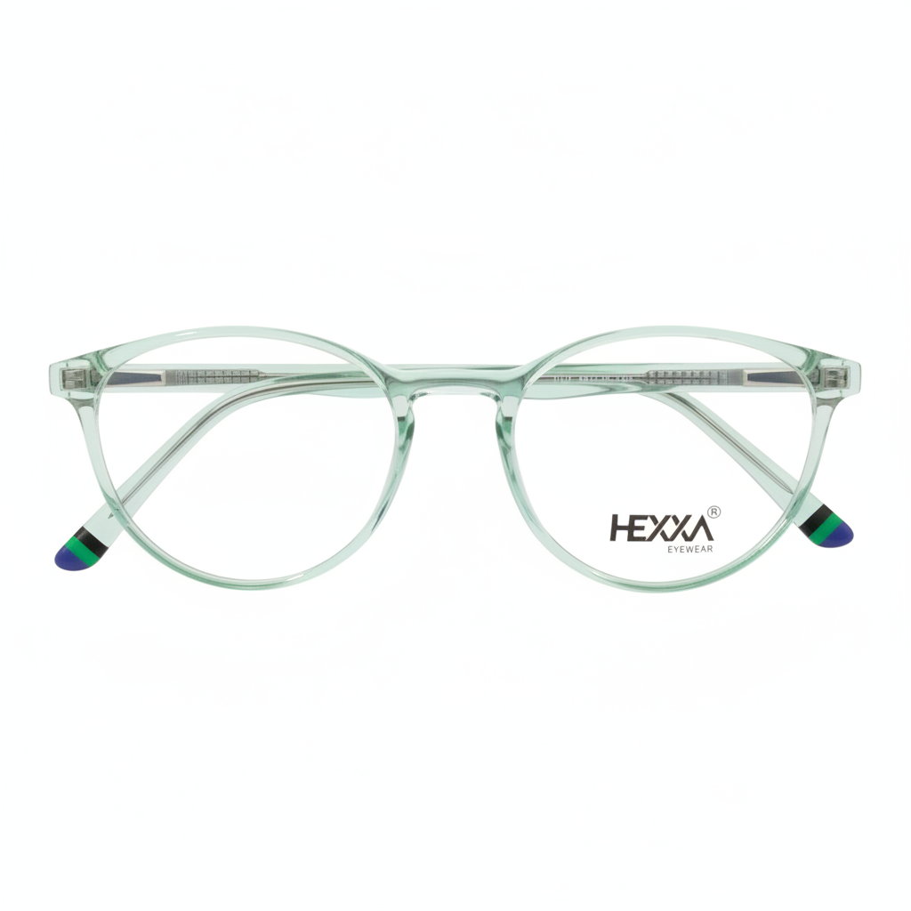 Hexxa Green Crystal Round