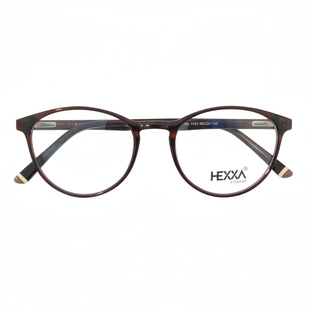 Hexxa Brown Cateye