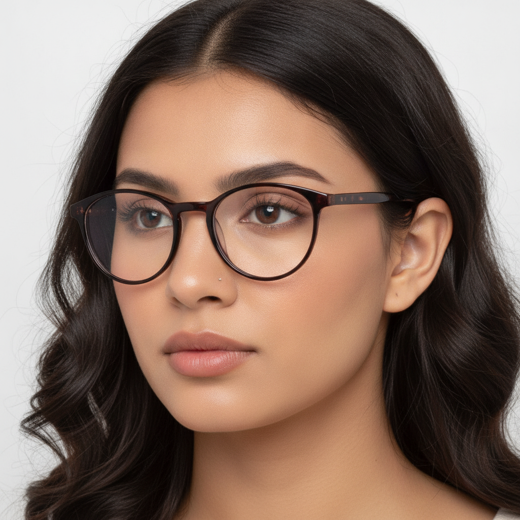 Hexxa Brown Cateye