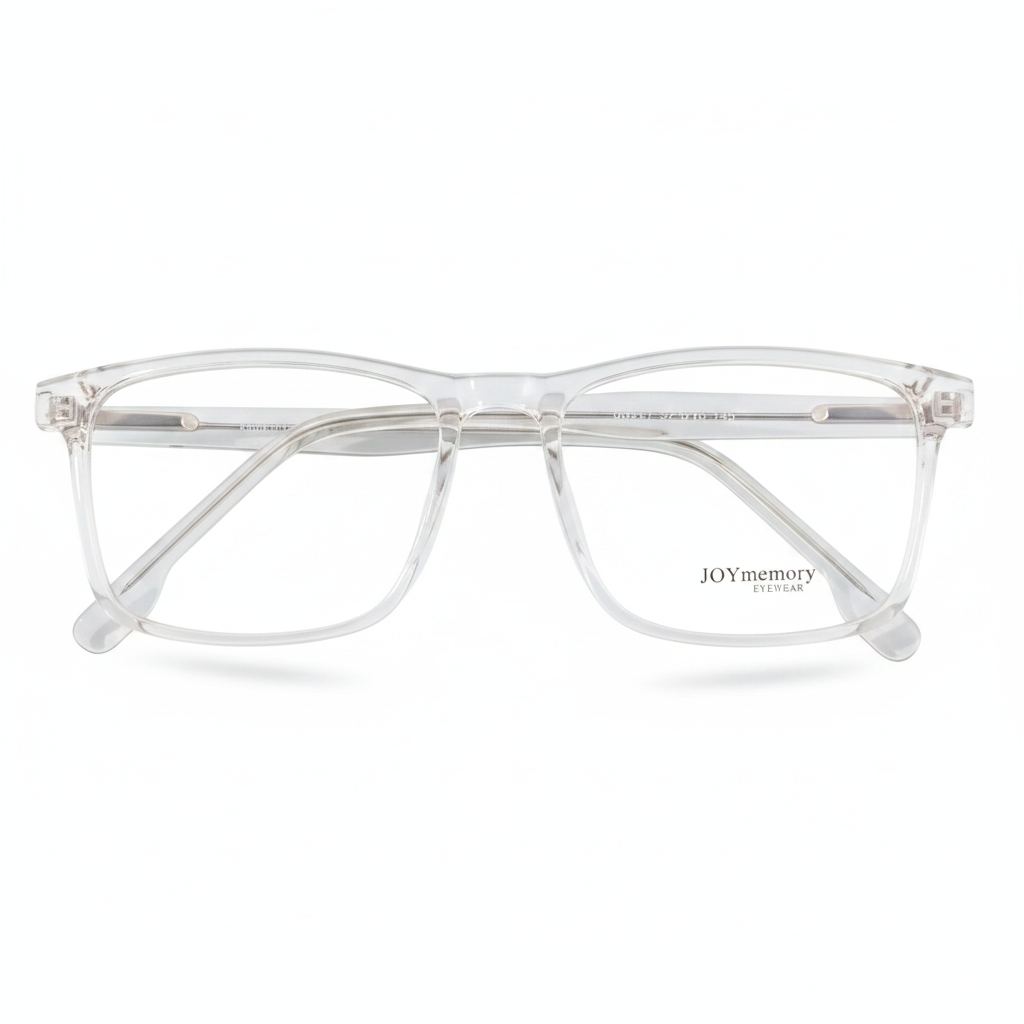 Joy Memory White Crystal Rectangle