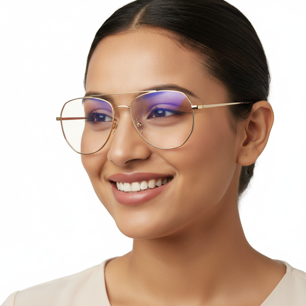 Aviator Golden Metal