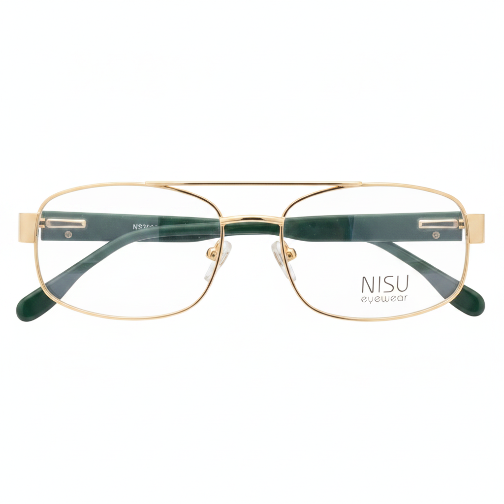 Nisu Rectangle Golden Metal