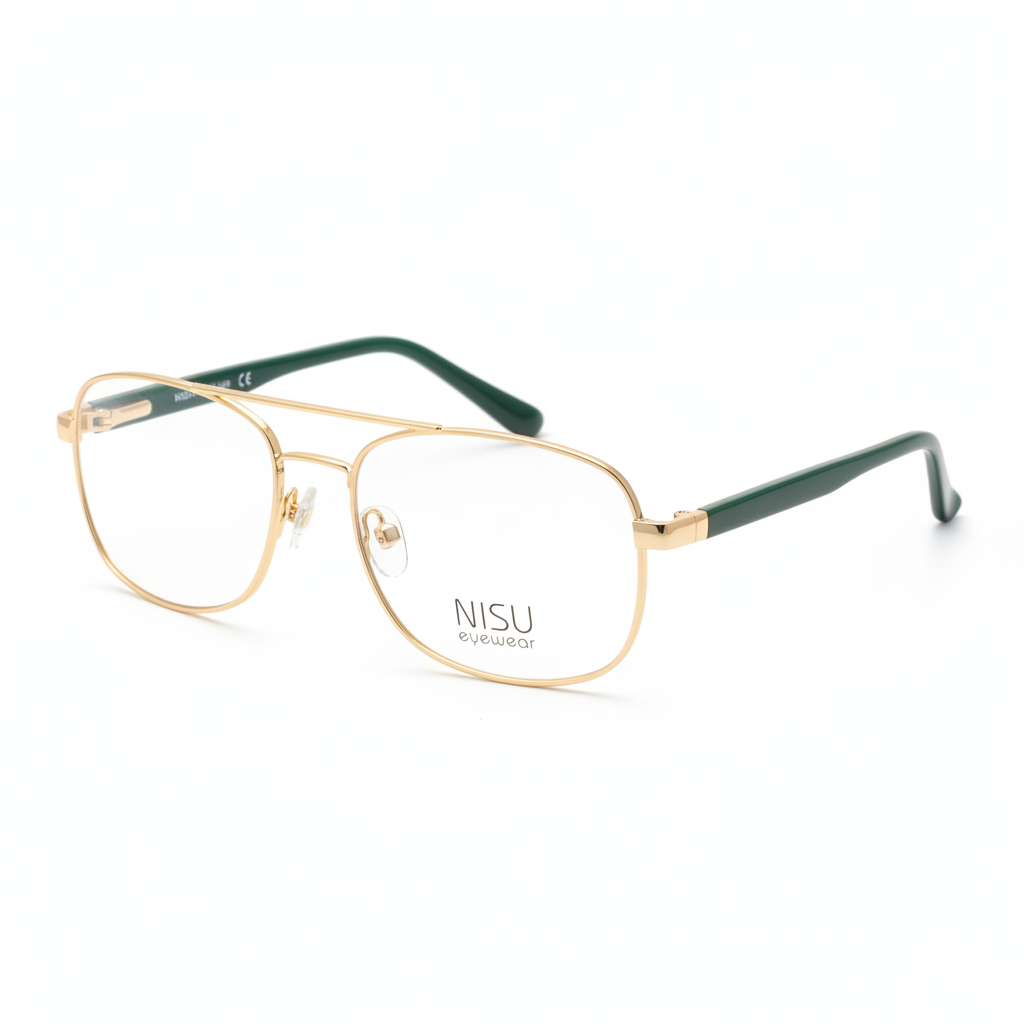 Nisu Rectangle Golden Metal