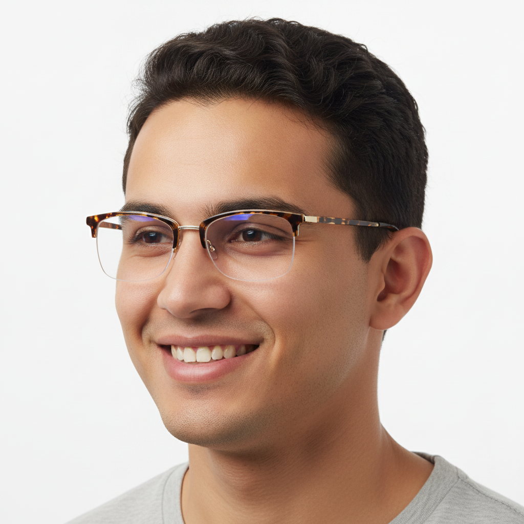 Texwood Golden Half Rim