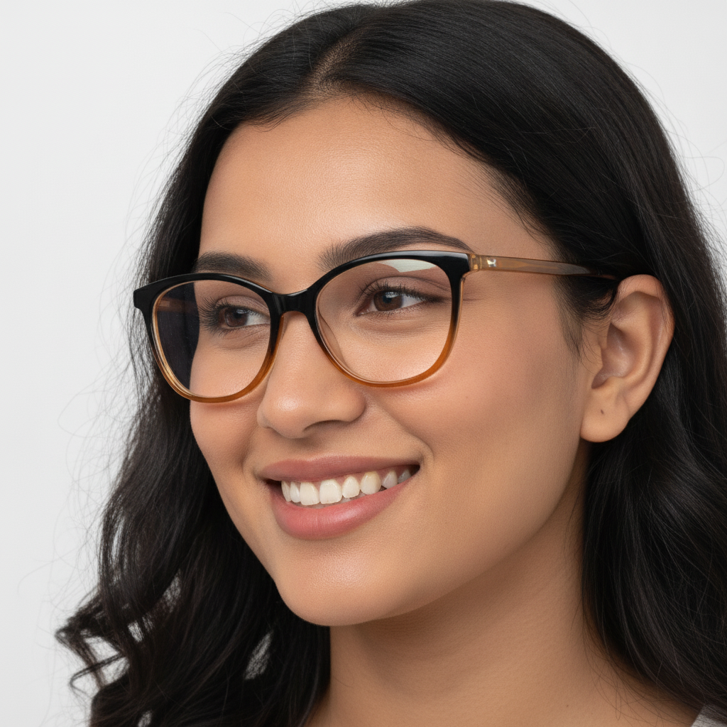 Hexxa Brown Cateye