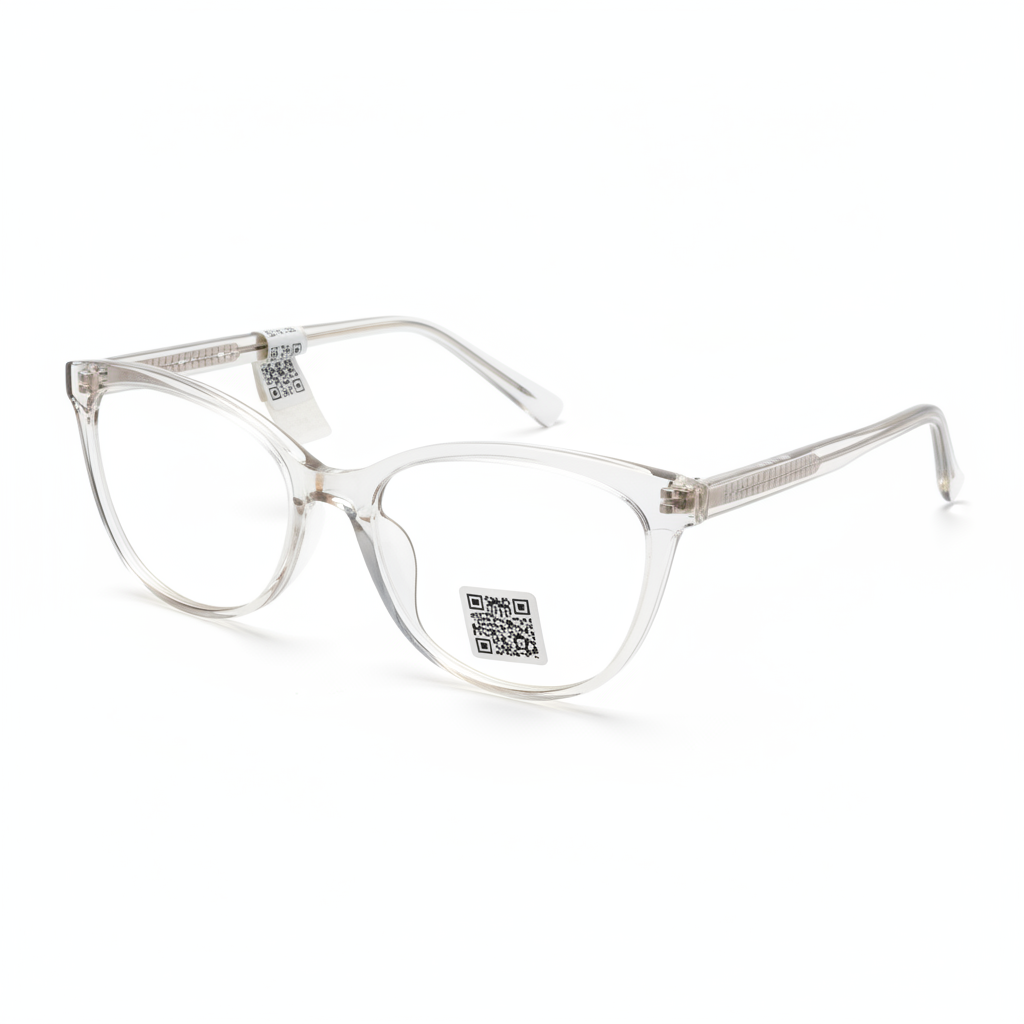 Crystal White Cateye