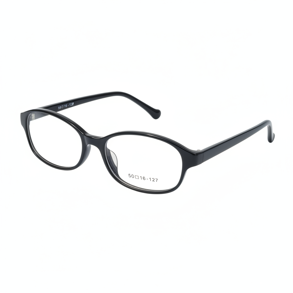 Plastic Oval Black UV
