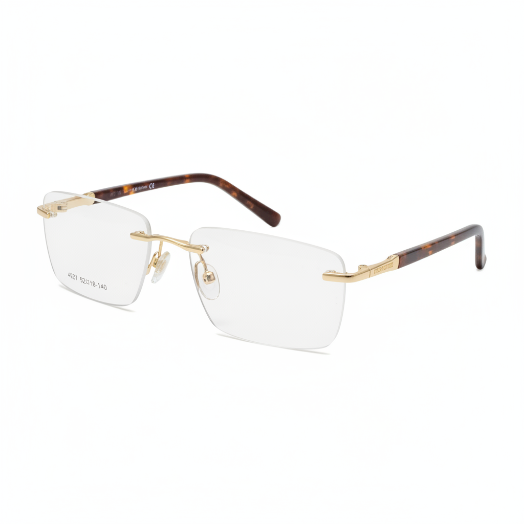 Rimless Brown Temple