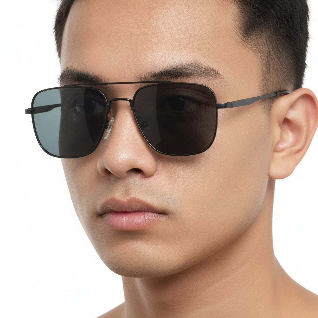 Aviator Square Black