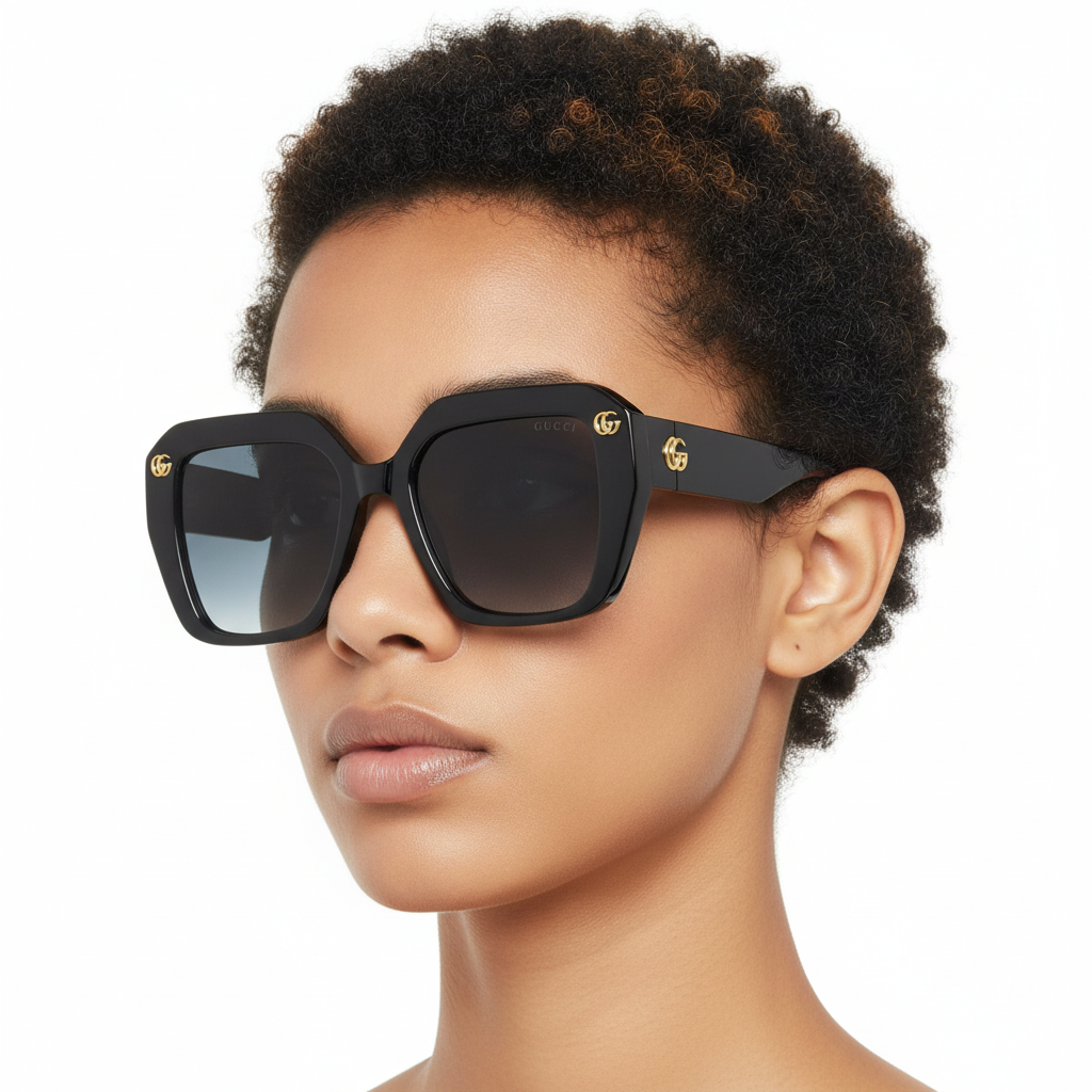 Ladies Gucci Square Black