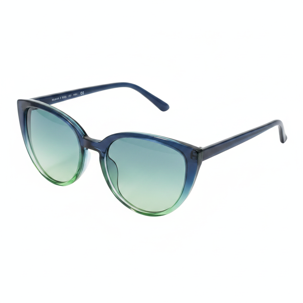 Ladies Green Cateye Sunglass