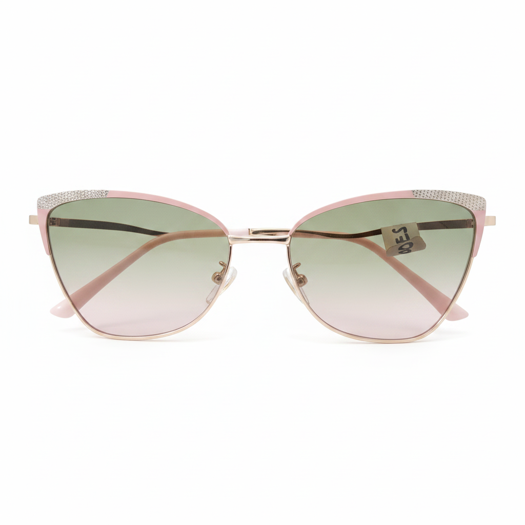 Ladies Pink Cateye Sunglass