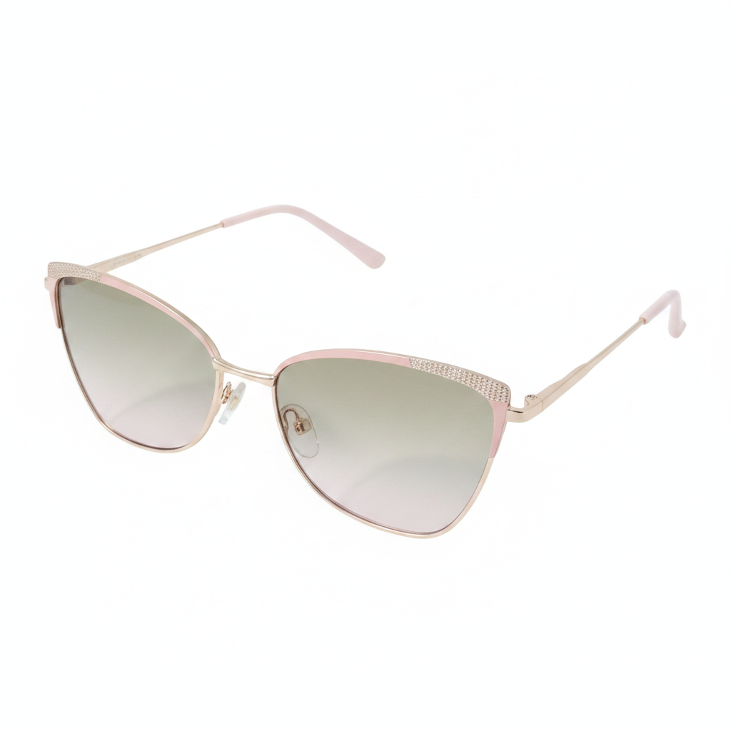 Ladies Pink Cateye Sunglass