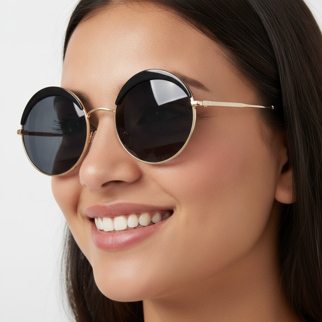 Metal Round Sunglass