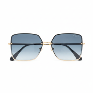 Ladies Metal Grey Shaded Sunglass