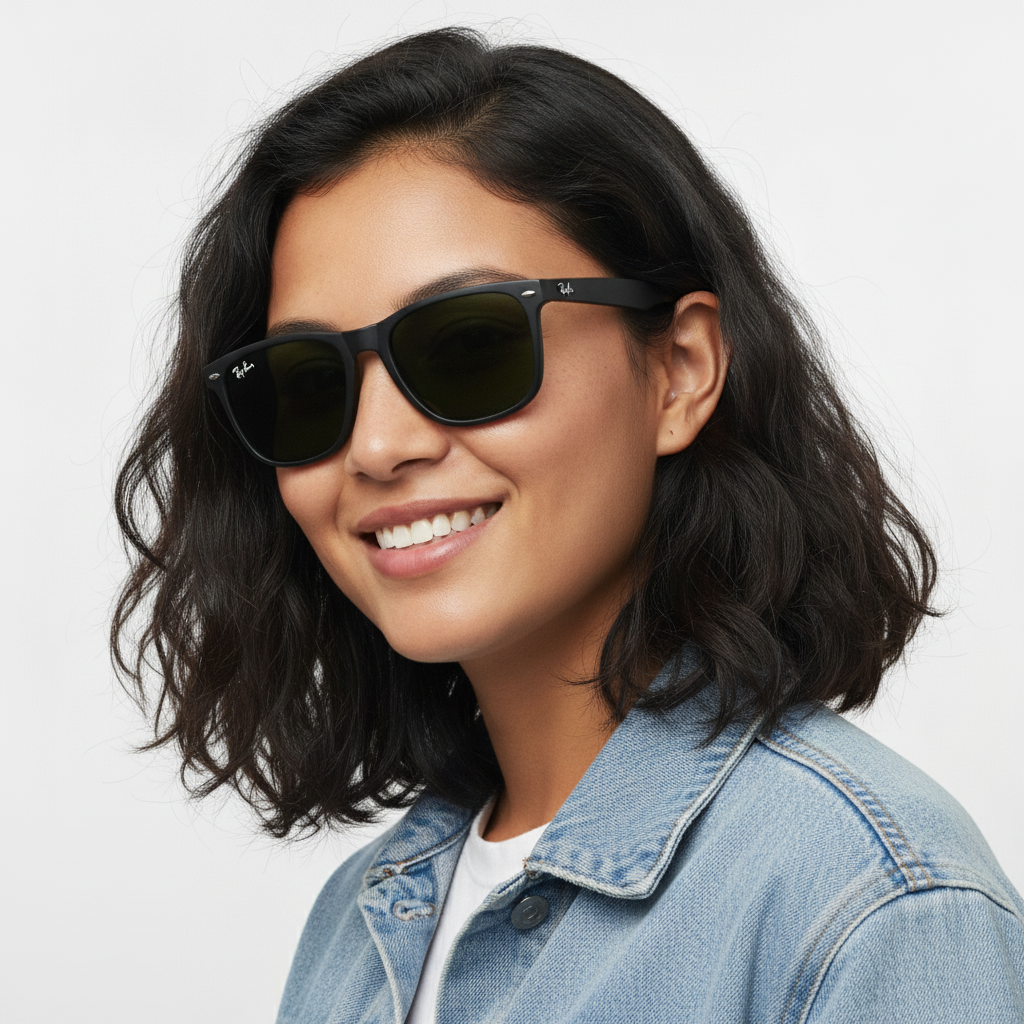Rayban Diamond Black Sunglass