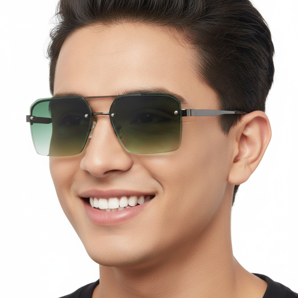 Police Aviator Metal Sunglass