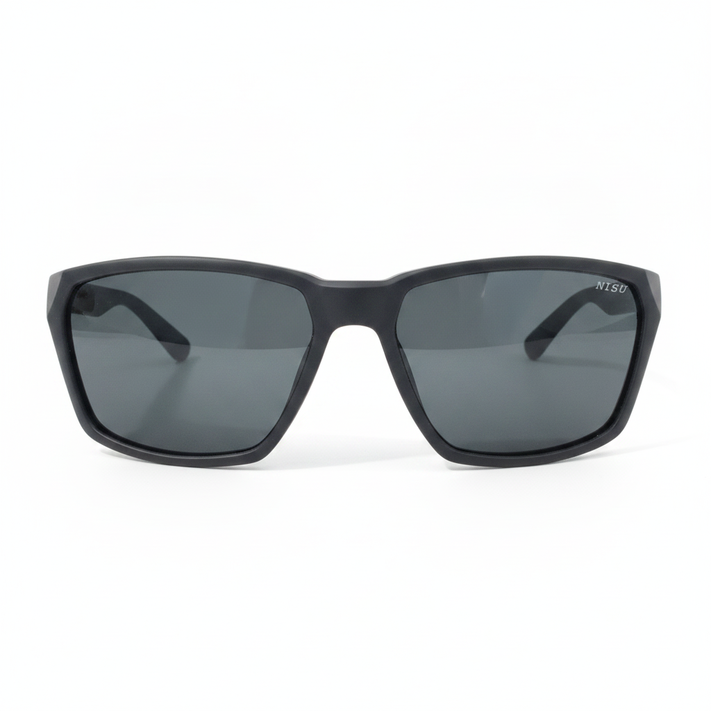 Nisu Square Black Sunglass