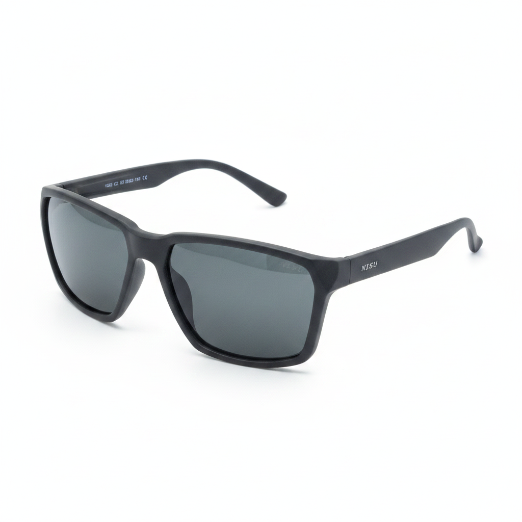 Nisu Square Black Sunglass