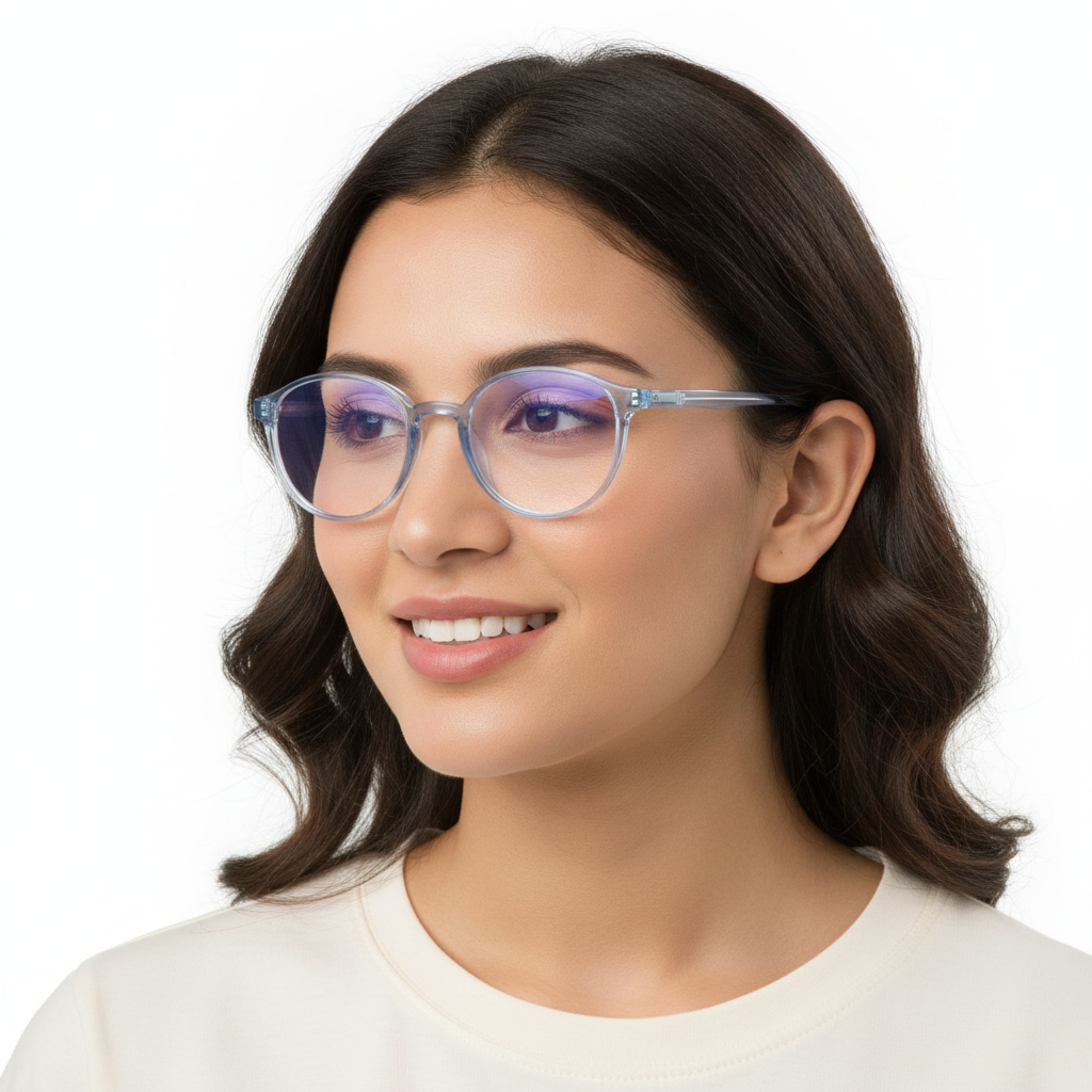 Hexxa Blue Crystal (Round)